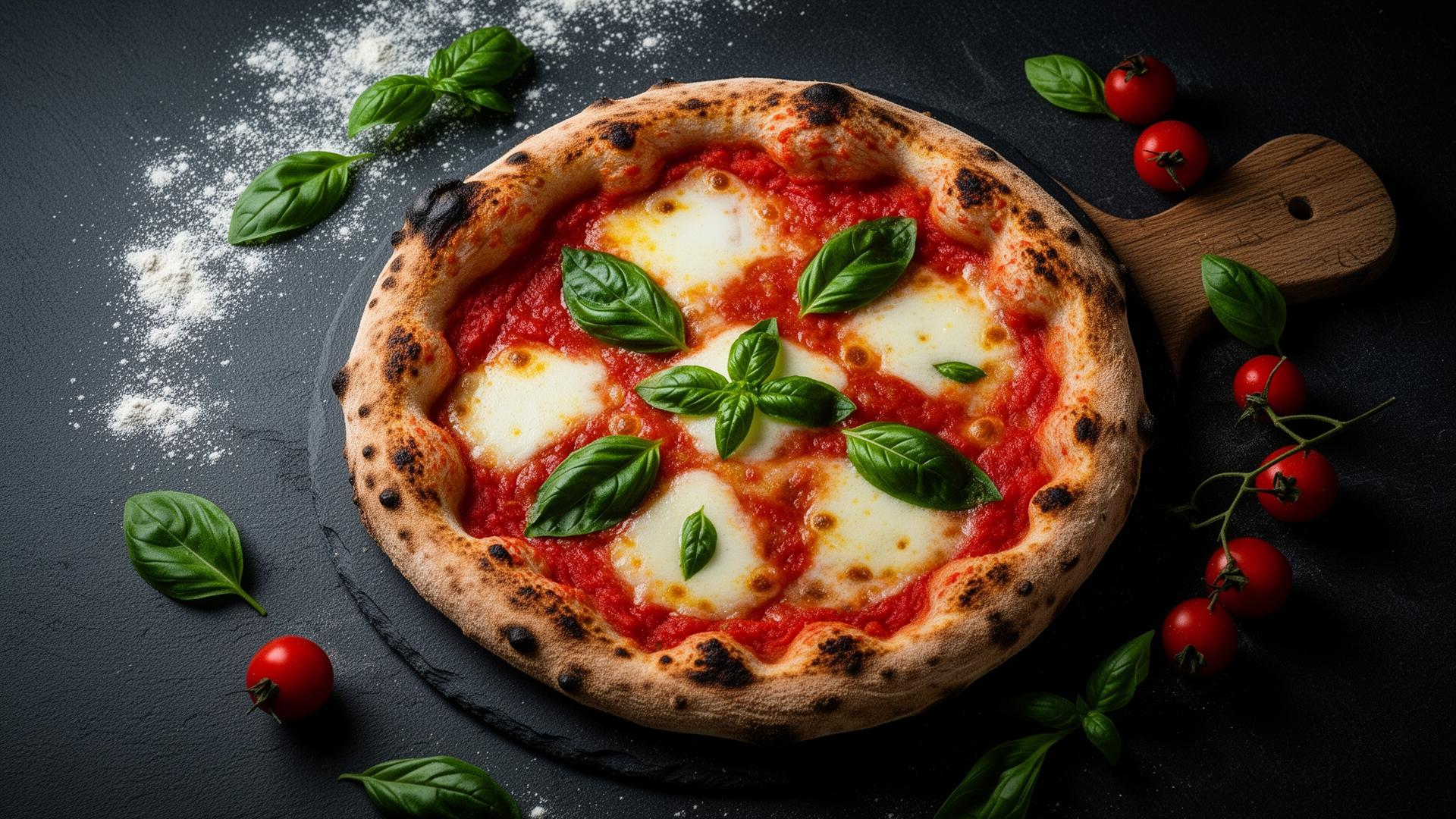 Pizza Margherita autentică La Reina